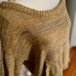 Free People Wide Neck knit sweater. Size S